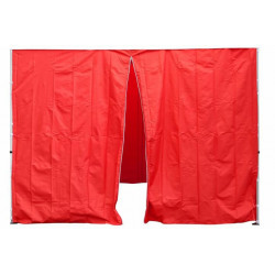 Sada 2 bočních stěn pro PROFI zahradní stan 3 x3 m červená