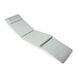 Polstrování pro zahradní lehátka FLORENTINE - světle šedá