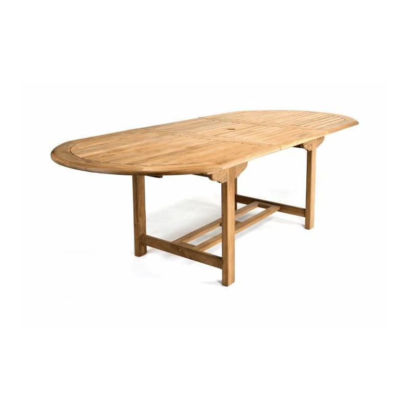 Rozšiřitelný zahradní stůl z týkového dřeva Garth , 170 - 230 cm
