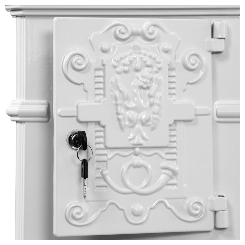 Poštovní schránka starožitná antik - bílá