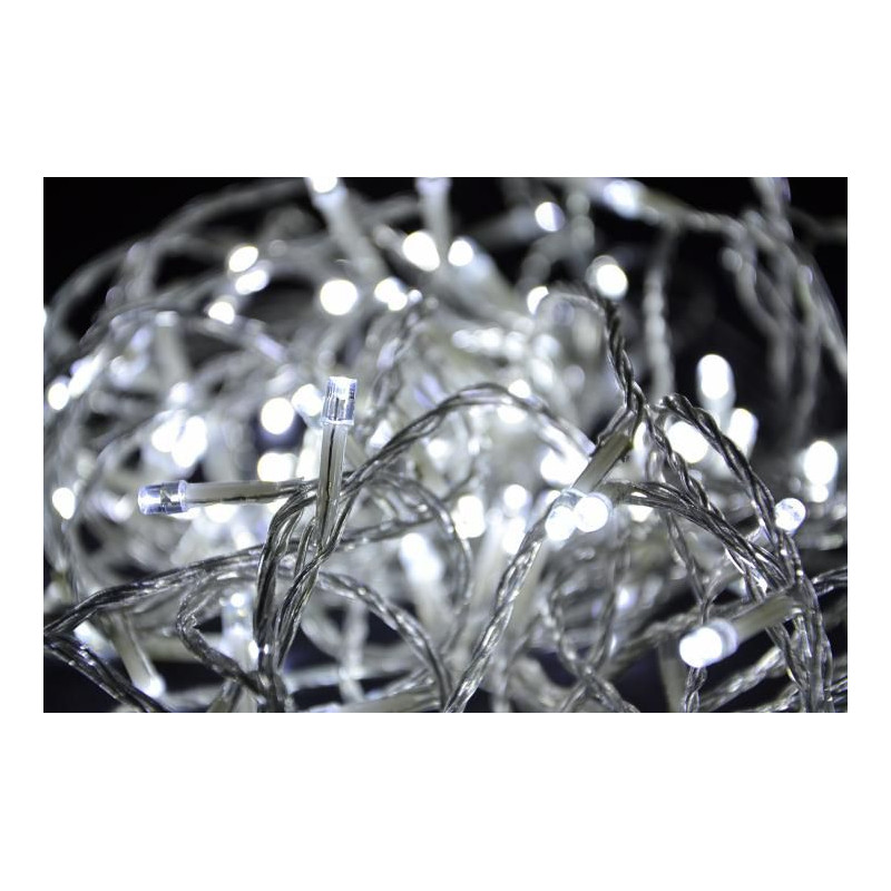 Vánoční LED osvětlení Garth 9m - studeně bílé, 100 diod