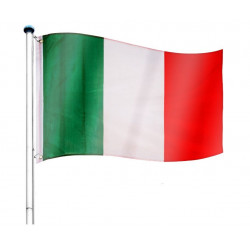 Vlajkový stožár vč. vlajky Itálie - 650 cm