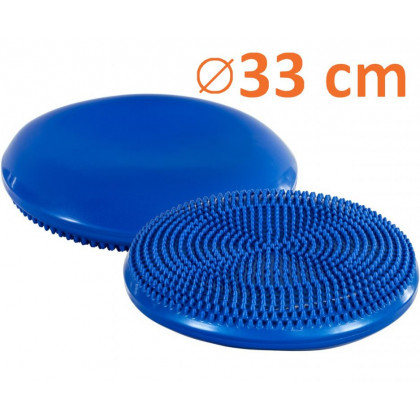 Balanční polštář na sezení MOVIT 33 cm modrý