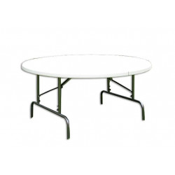 Skládací zahradní stůl - kulatý