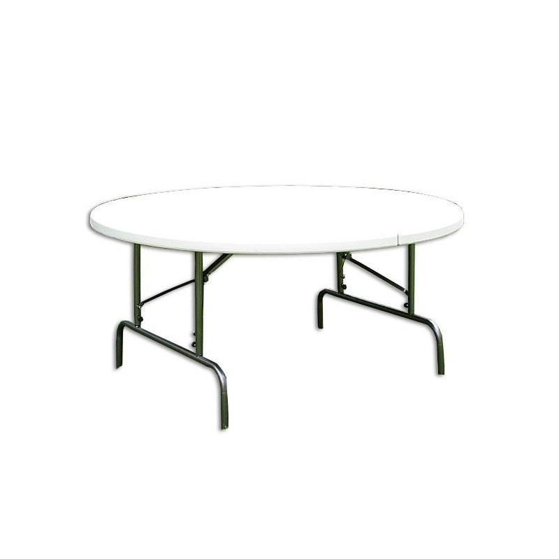 Skládací zahradní stůl - kulatý