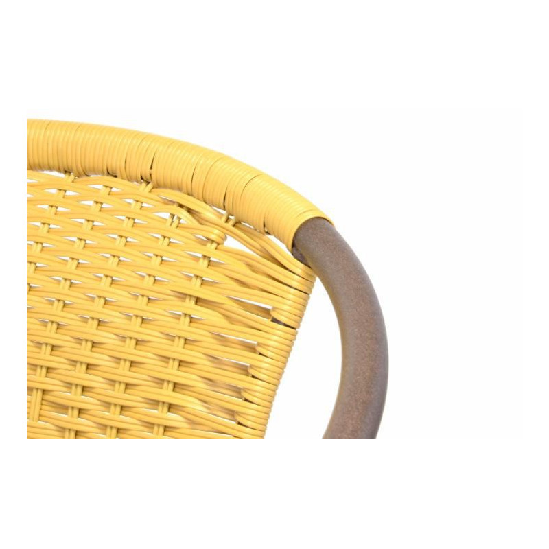 Zahradní balkonový set 2 židle + skleněný stůl