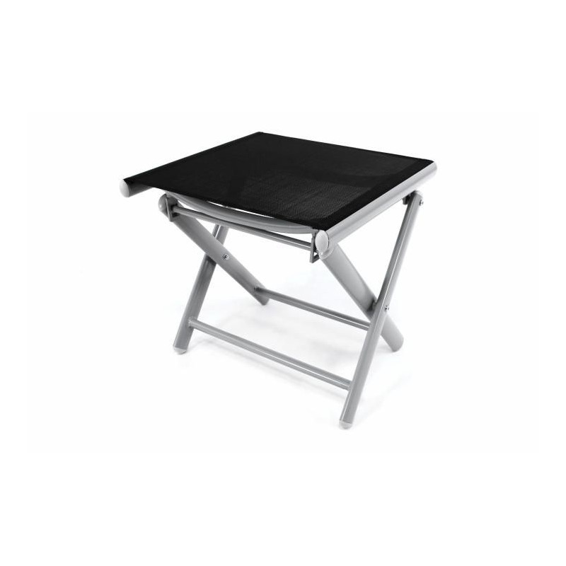 Hliníková zahradní stolička - skládací černá