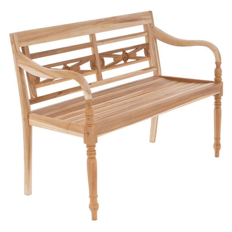 DIVERO zahradní dřevěná lavička - 119 cm