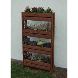 Stojan dřevěný na květináče - 125 x 55 x 40 cm