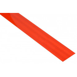 Samolepící páska reflexní - 1 m x 5 cm, červená