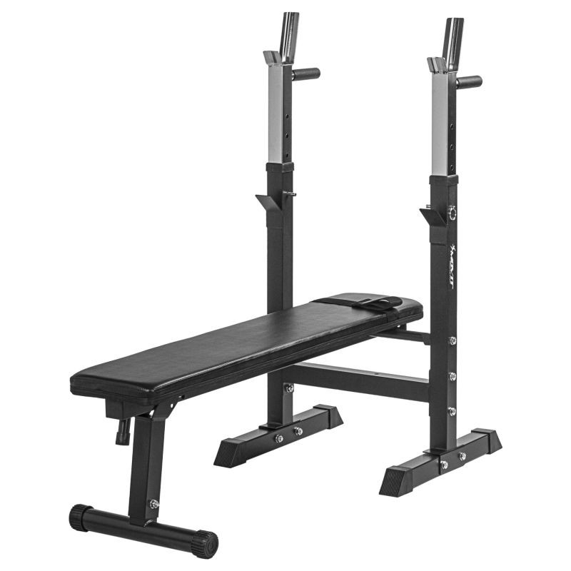 MOVIT Posilovací lavice, černá, 1180 x 545 x 1120 mm