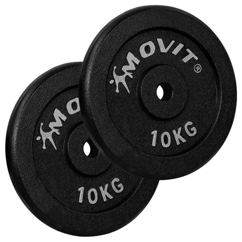 MOVIT sada závaží 2 x 10 kg, litina