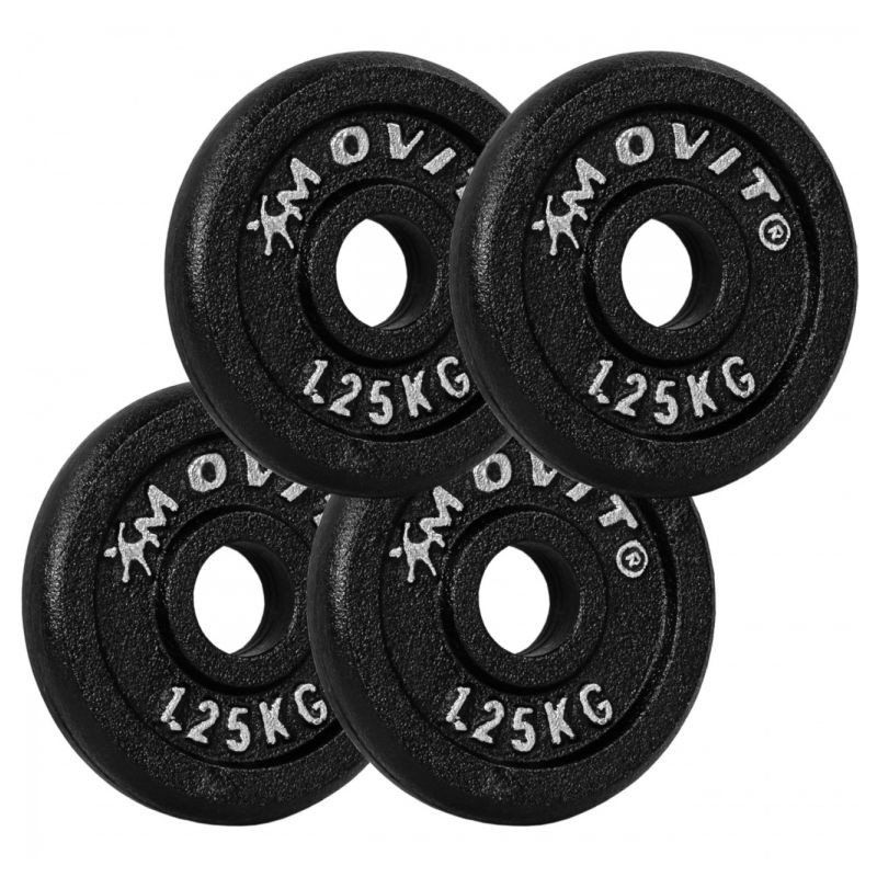 MOVIT sada závaží 4 x 1250 g, litina