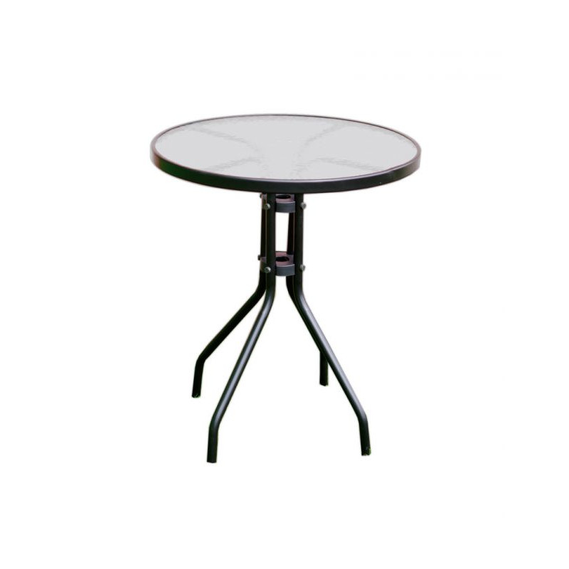 Zahradní stůl se skleněnou deskou ZWT-03 o 60cm