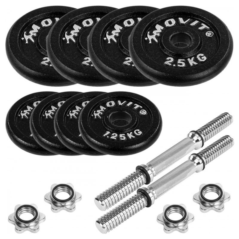 MOVIT sada litinových činek  - 2 x 10 kg