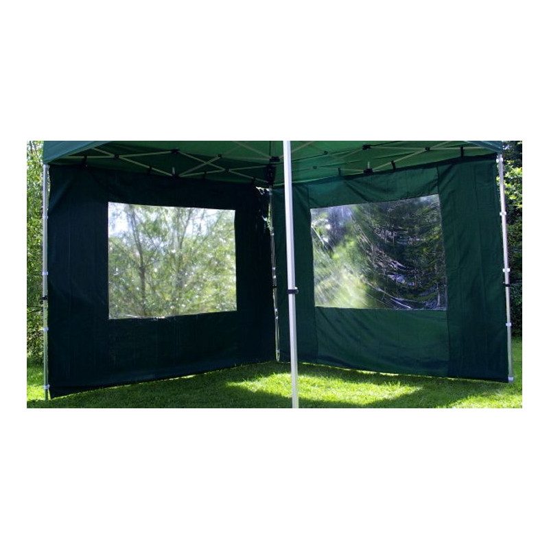 Sada 2 bočních stěn pro PROFI zahradní stan 3 x 3 m - zelená