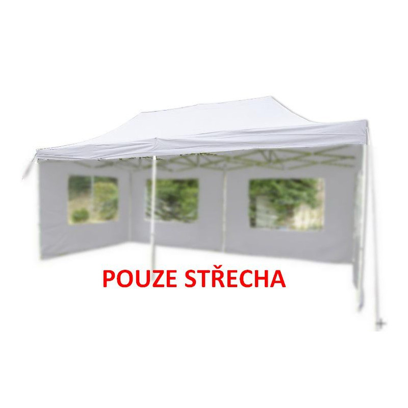 Náhradní střecha k party stanu 3 x 6 m, bílá