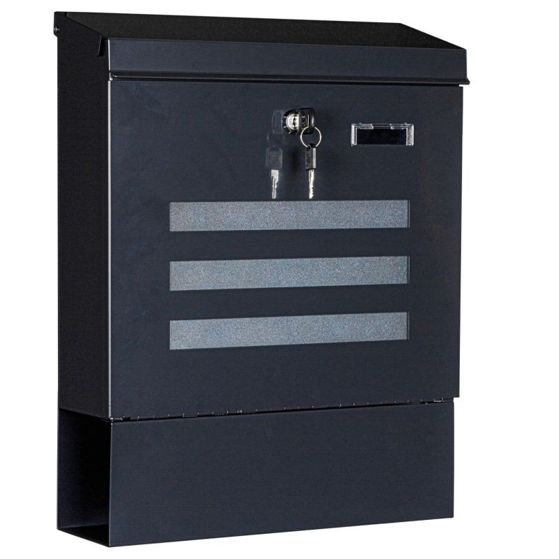 STILISTA Nástěnná poštovní schránka 35 x 44 x 11 cm, ocel