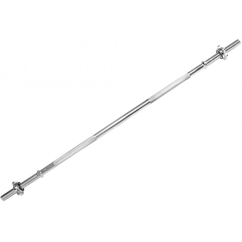 Physionics Činková chromovaná tyč 140 cm + hvězdicové zámky