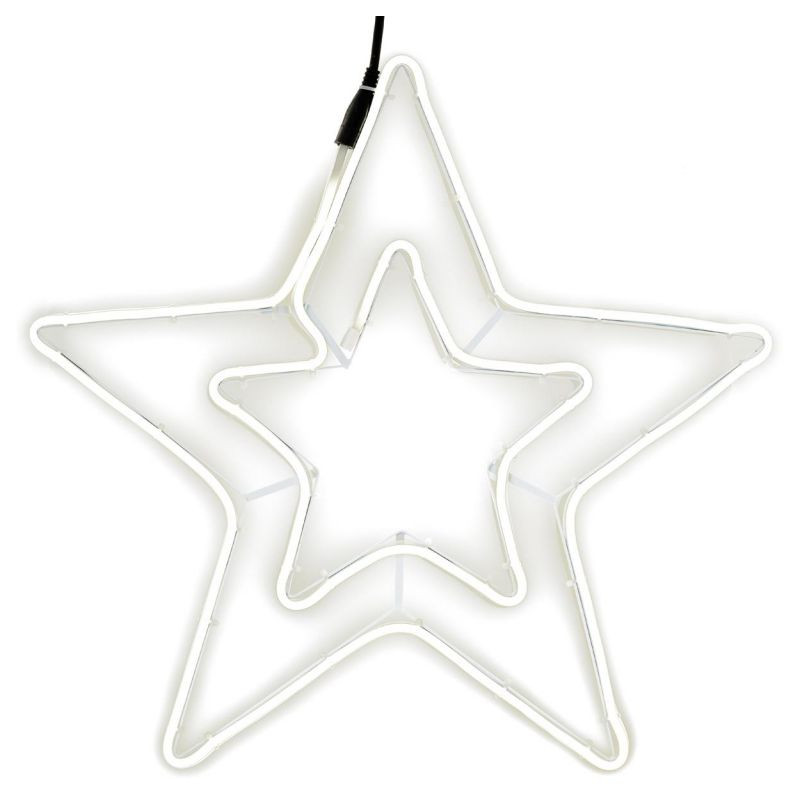 Vánoční světelná hvězda, 360 LED, 55 cm