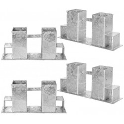 Stilista Pomůcka na stohování palivového dřeva, 4 ks