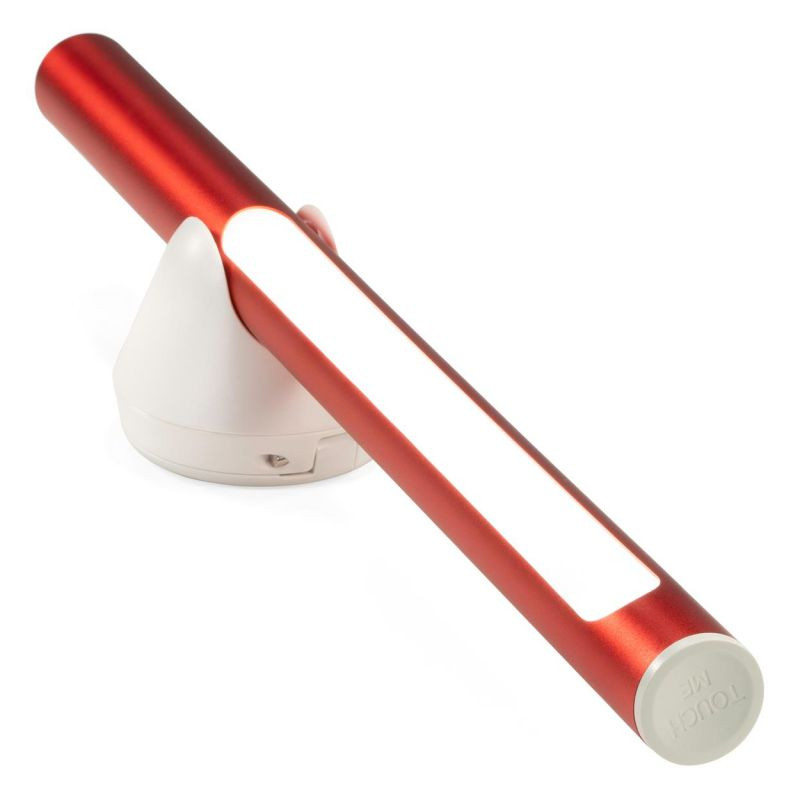 Garthen Tyčová kempinková LED lampa, vodotěsná, červená 30cm