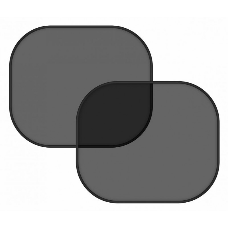 COMPASS Clona sluneční na boční okno černá, 2 přísavky