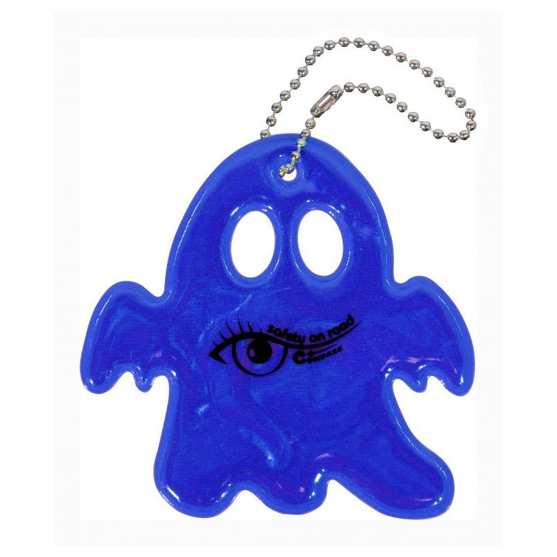 Reflexní přívěšek duch - modrý