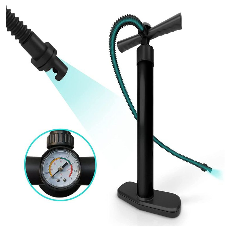 Physionics Vzduchová pumpa, ‎26 x 11 x 66 cm, 1,8 L, černá