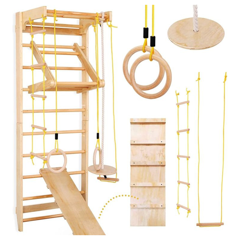 Physionics Žebřiny s příslušenstvím 80 x 220 x 60 cm, 100 kg