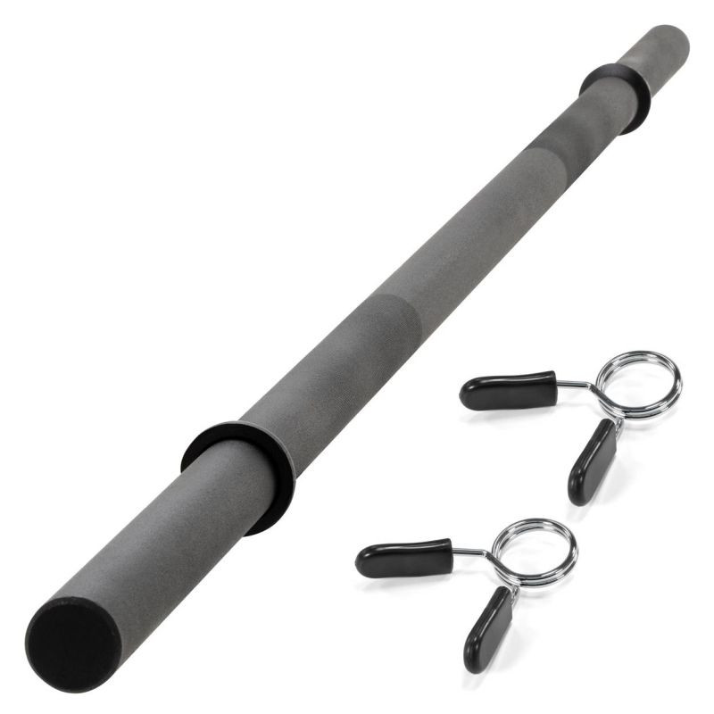 Maxxiva vzpěračská tyč na nakládání, pružina, černá, 140 cm