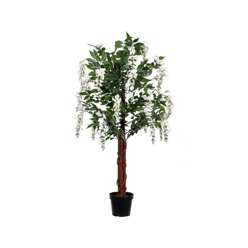 PLANTASIA Umělý strom, 120 cm, Wisteria krémová