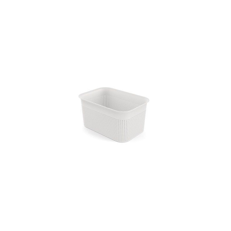 Úložný box BRISEN 4,5 L, plast, bílý