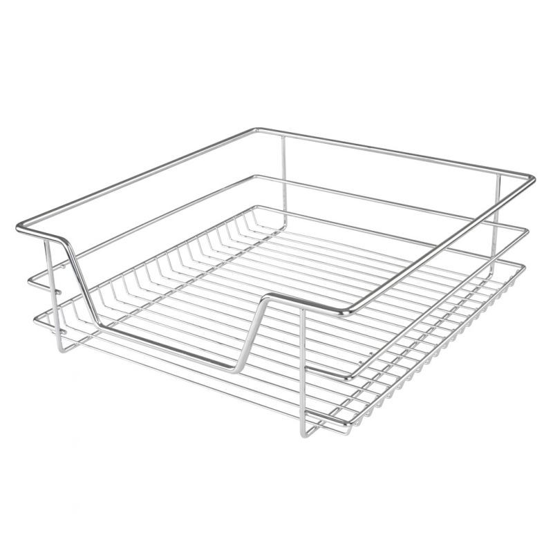 JAGO Sada 5 teleskopických zásuvek 46 x 44 x 14 cm, chrom