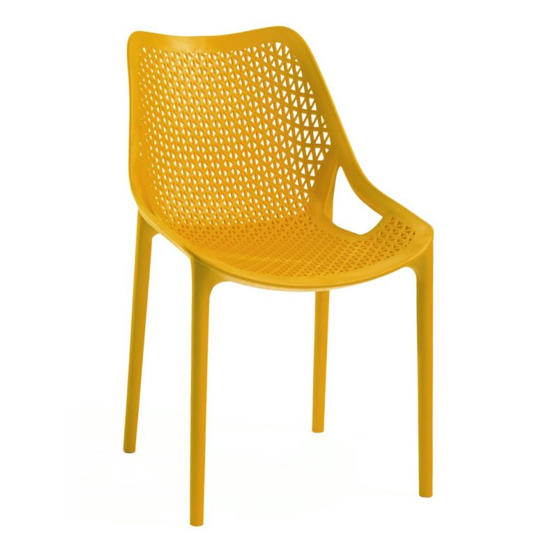 Křeslo BILROS - hořčicově žlutá
