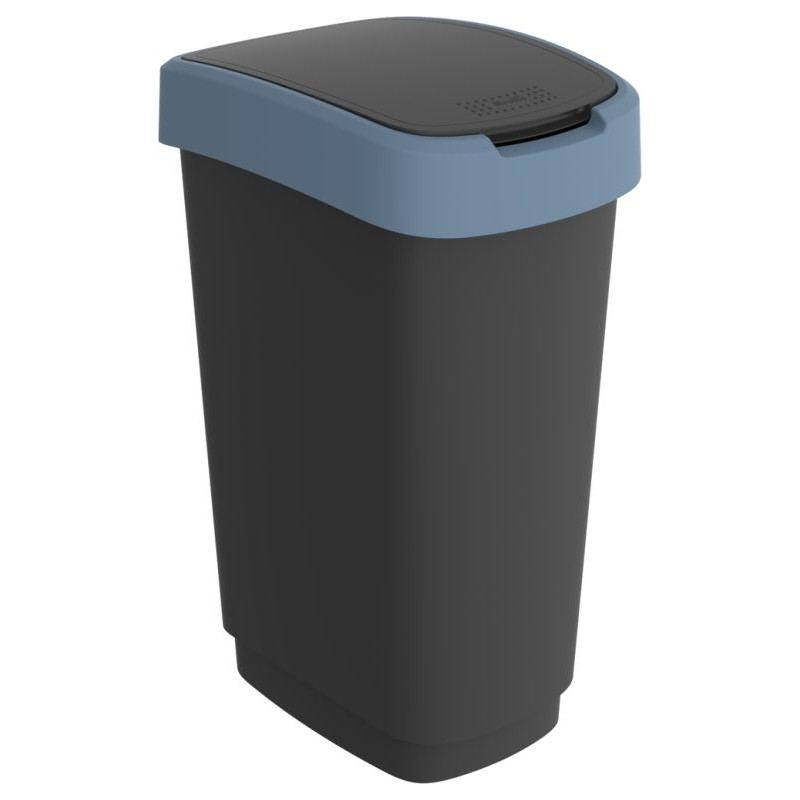 Twist odpadkový koš, 50 l, modrý