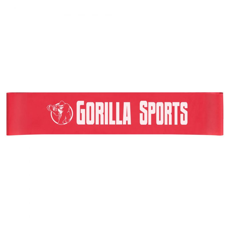 Gorilla Sports Fitness guma 30 lb, červená