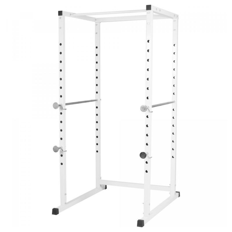 Gorilla Sports Posilovací klec, 103 x 120 x 212 cm, bílá