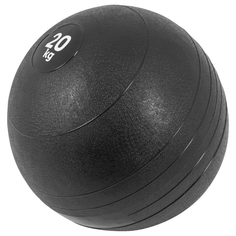 Gorilla Sports Slamball medicinbal, černý, 20 kg