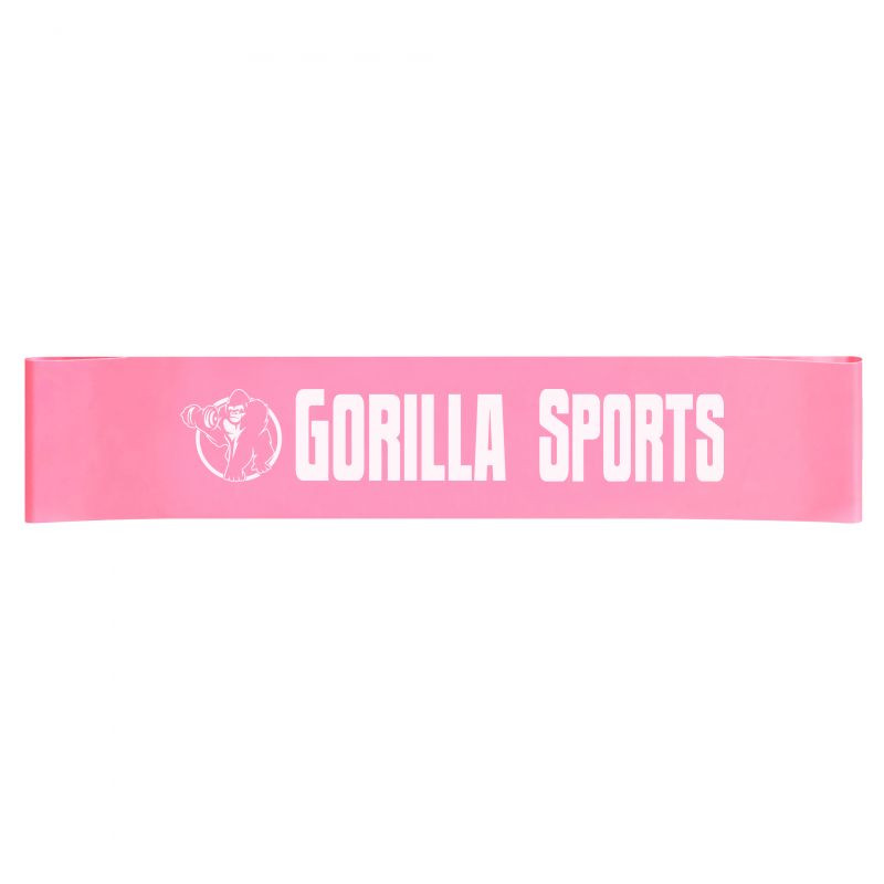 Gorilla Sports Fitness guma 10 lb, růžová