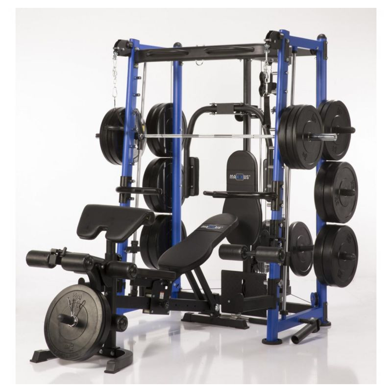 MAXXUS Multifunkční kladková věž, 300 x 204 x 214 cm, modrá