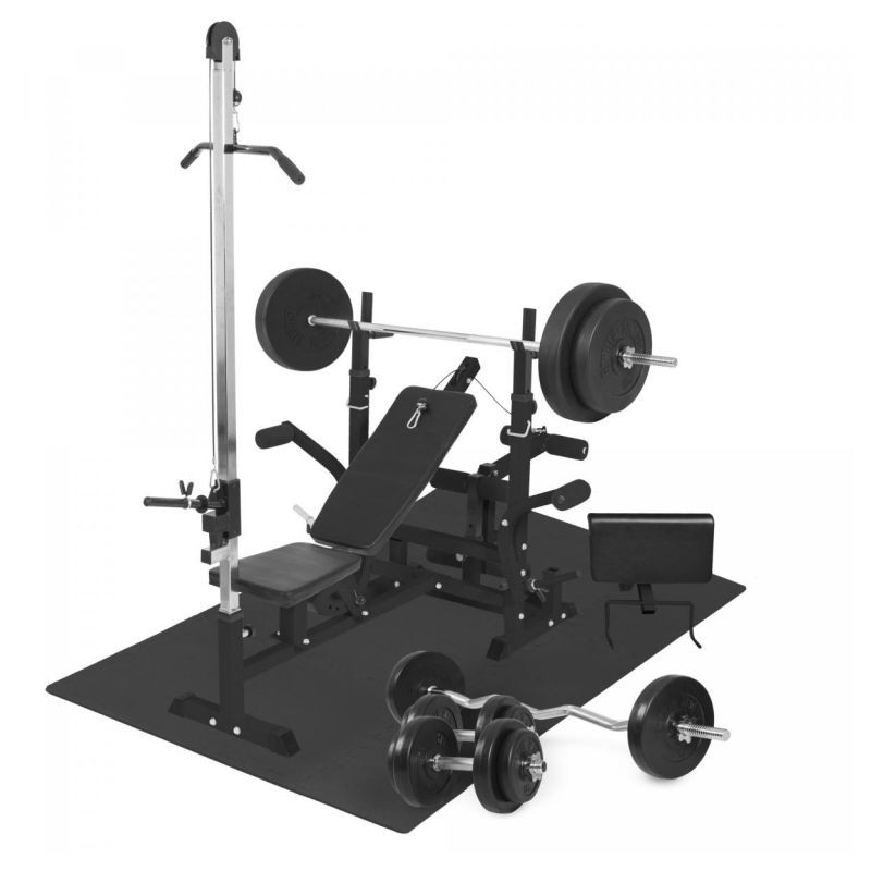 Gorilla Sports Multifunkční posilovací stanice, černá