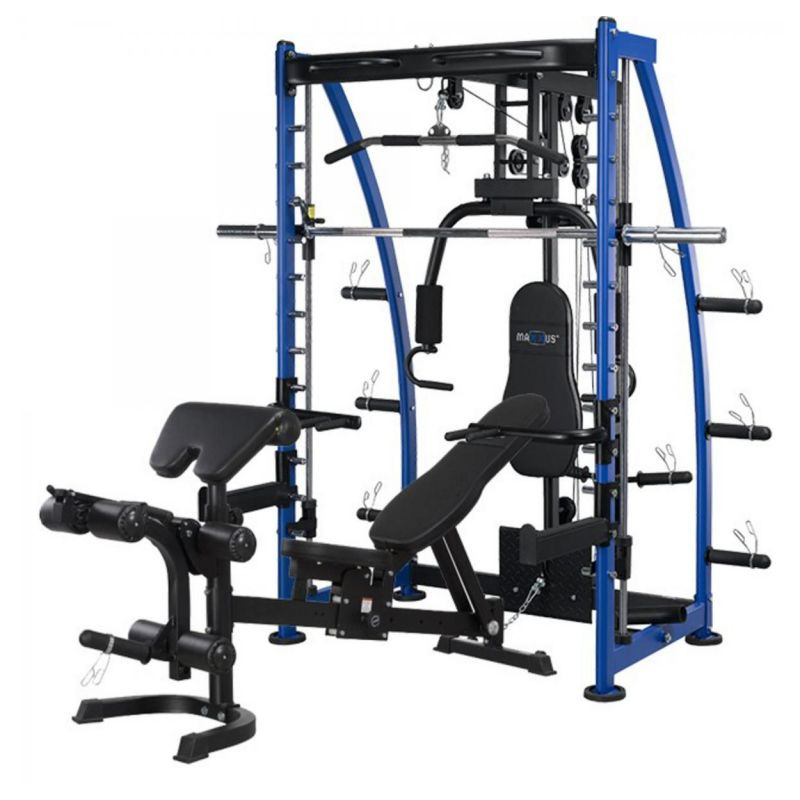 MAXXUS Multifunkční kladková věž, 202 x 182 x 217 cm, modrá