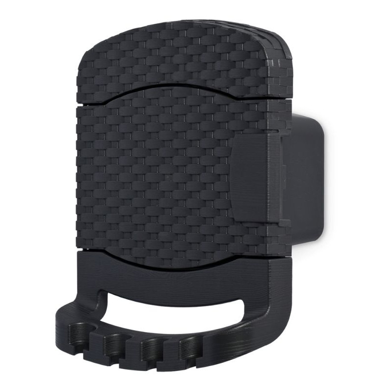 Plastový nástěnný držák na hadici, grafit