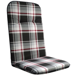 SCALA Polstr na vysokou židli, kostka, šedý