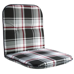 SCALA Polstr na nízkou židli, kostka, šedý