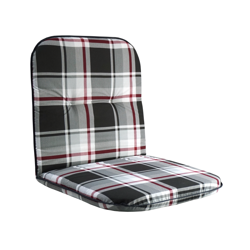 SCALA Polstr na nízkou židli, kostka, šedý