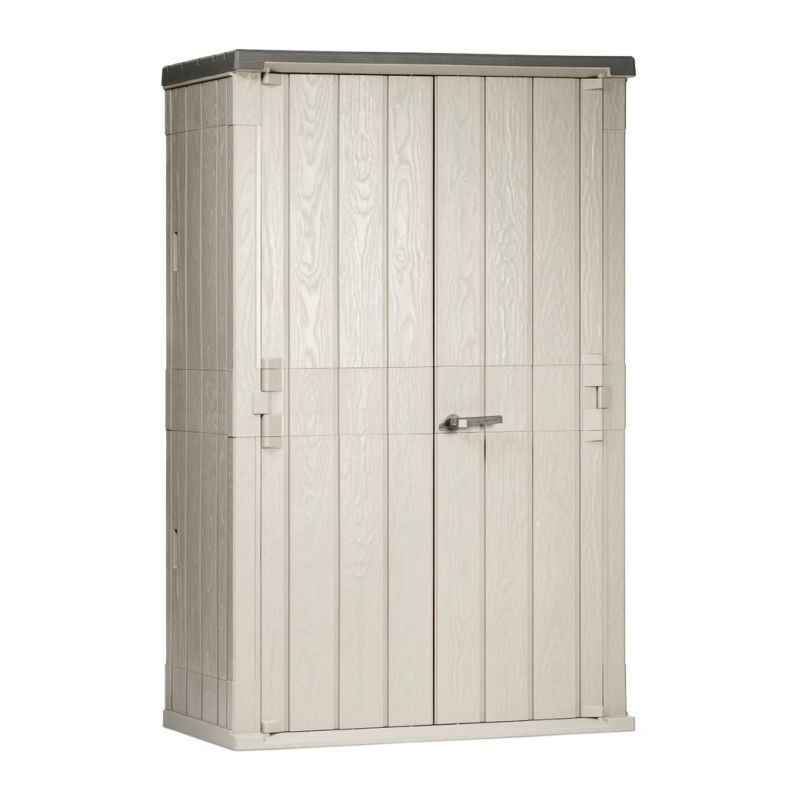 STORA WAY HIGH zahradní plastová skříň - béžová