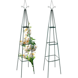 Kovová opora na růže a popínavé rostliny 195 cm