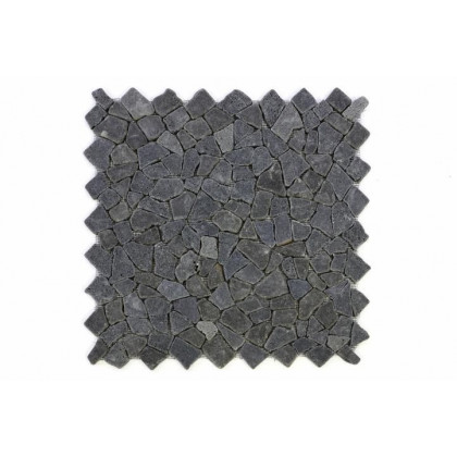 Mozaika Garth z andezitu - černá / tmavě šedá obklady 1 m2